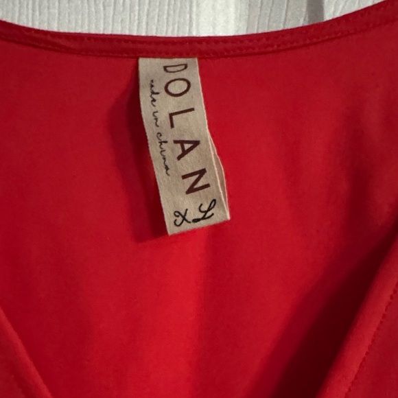 Anthropologie Dolan Red and Sparkly Bow Blouse - Picture 3 of 4